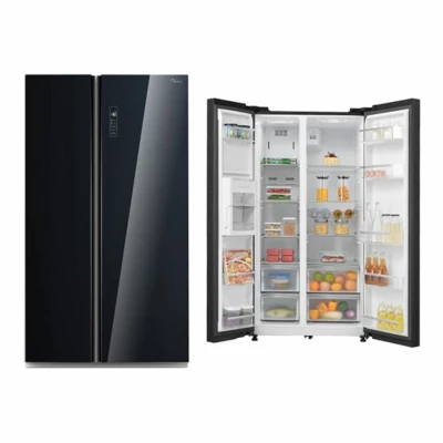 Réfrigérateur Midea SIDE BY SIDE 2 portes 710L Noir – Image 3