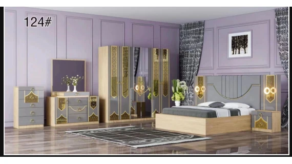 Chambre à coucher 124# avec rangement