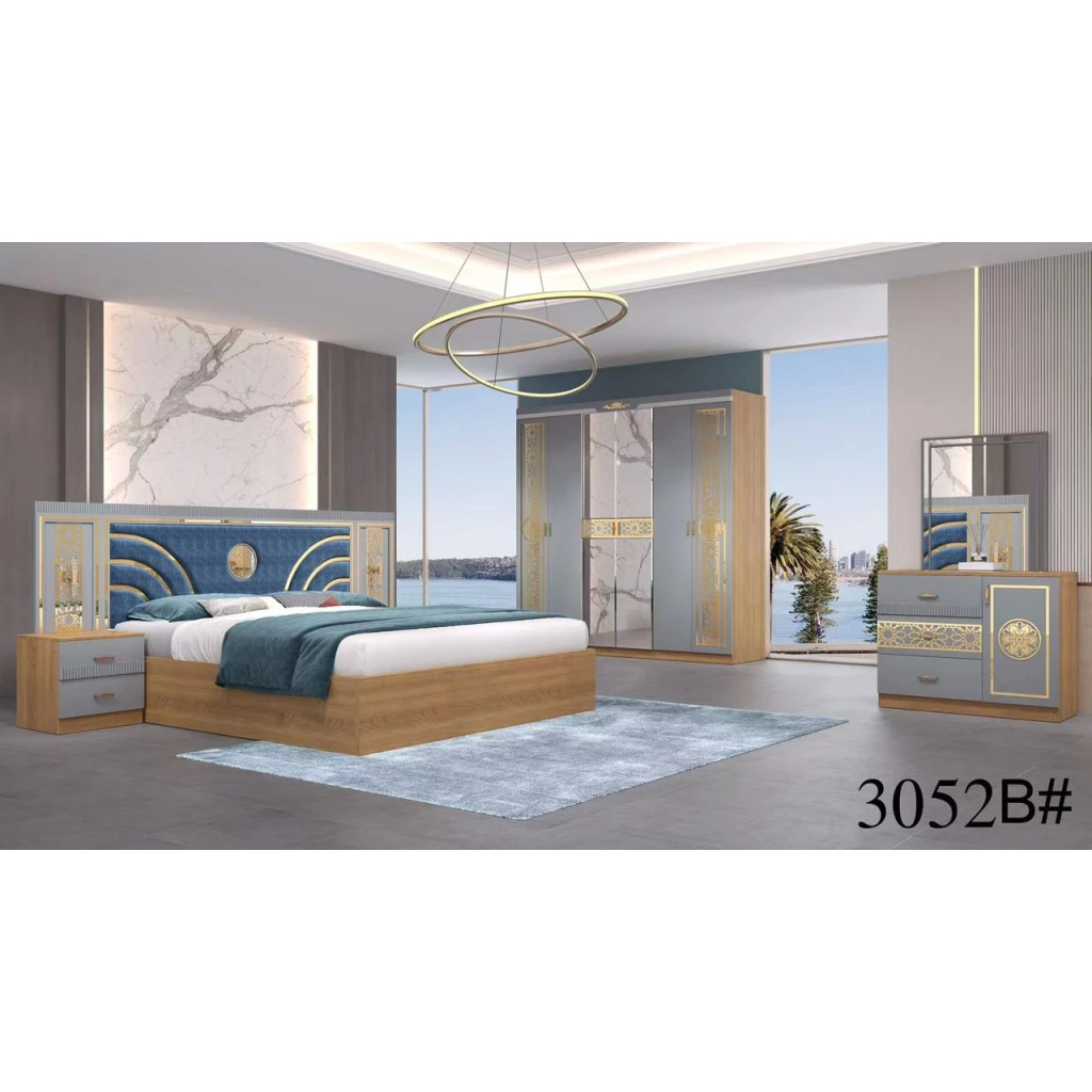Chambre à coucher 3052# avec rangement