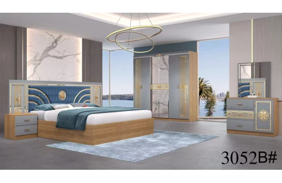Chambre à coucher 3052# avec rangement