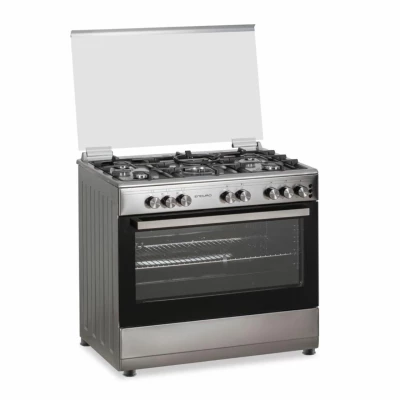 Cuisinière Enduro 5 Feux  A Gaz 90x60 Inox – Image 4