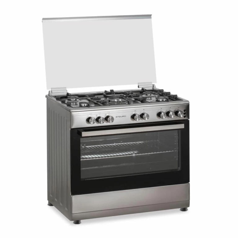 Cuisinière Enduro 5 Feux A Gaz 90x60 Inox