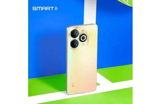 Infinix Smart 8 " pouces Rom 128 G ,Ram 4