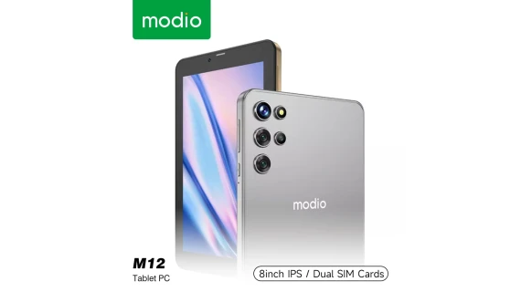 Tablette Modio M12 Mémoire 256 Go Ram 6 Go 5G LTE Ecran 7''pouces