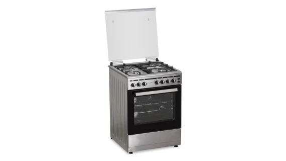 Cuisinière Enduro 60X60 a Gaz avec four commande 2 bouttons