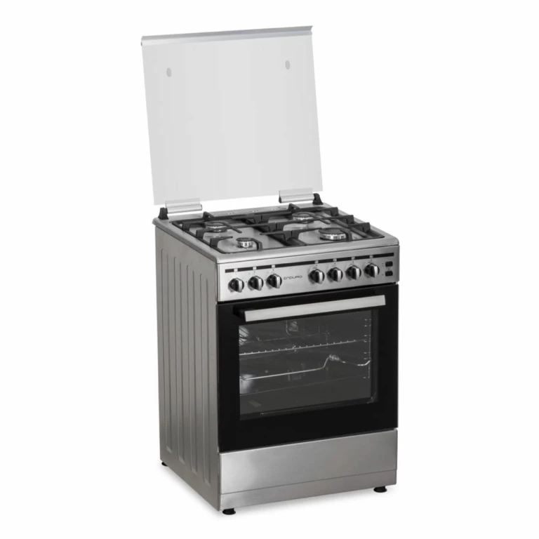 Cuisinière Enduro 60X60 a Gaz avec four commande 2 bouttons