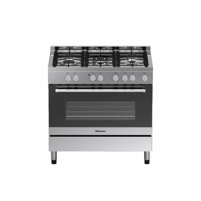 Cuisinière Hisense 5 feux 90X60 A gaz Silver – Image 3
