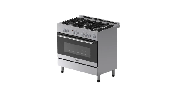 cuisiniere-hisense-5-feux-90x60-a-gaz-silver