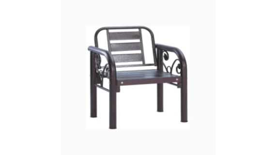 Banc 1 place hamida brun antique