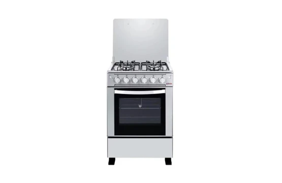 Cuisinière 4 feux Astech en inox 60×60