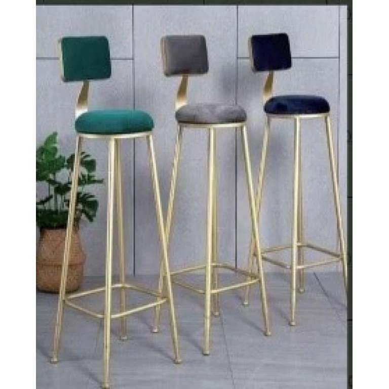 Tabouret de bar Gris Maron Noir