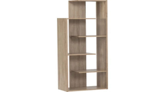 Meuble de rangement de livre CHICAGO SÉPARATEUR HAUT CHÊNE HANA