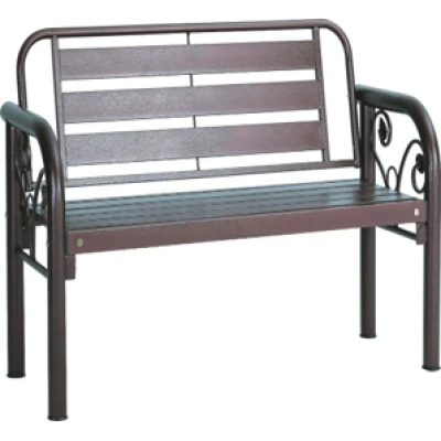 Banc 2 places Hamida Brun Antique