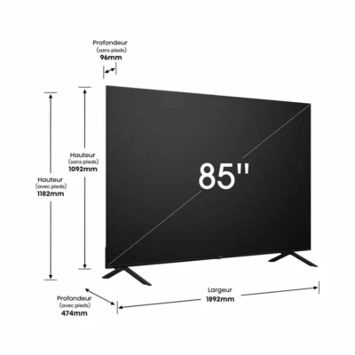 Téléviseur Hisense  85" pouces – Image 6