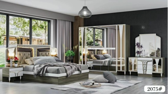 Chambre à coucher de luxe Complete 2075