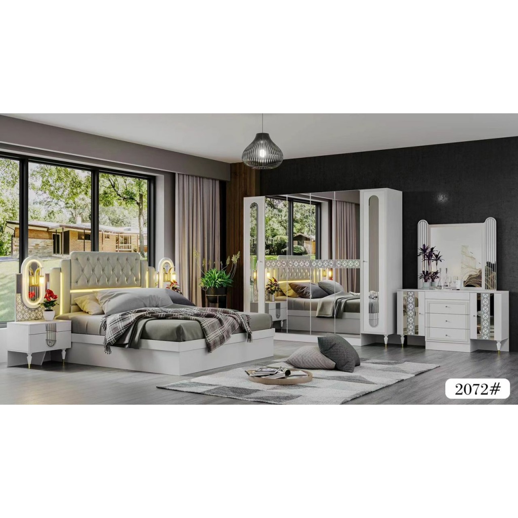 Ensemble Chambre à Coucher de Luxe - Modèle 2072#: Élégance intemporelle pour votre espace de repos