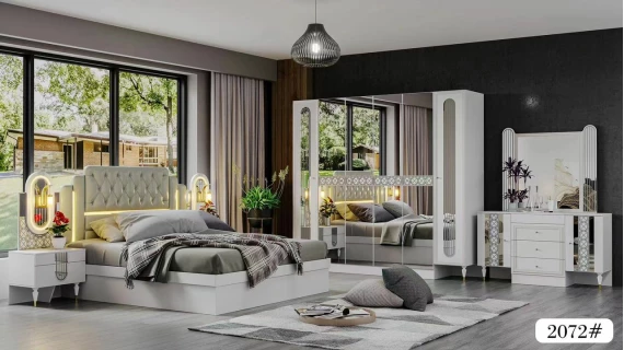 Ensemble Chambre à Coucher de Luxe - Modèle 2072#: Élégance intemporelle pour votre espace de repos