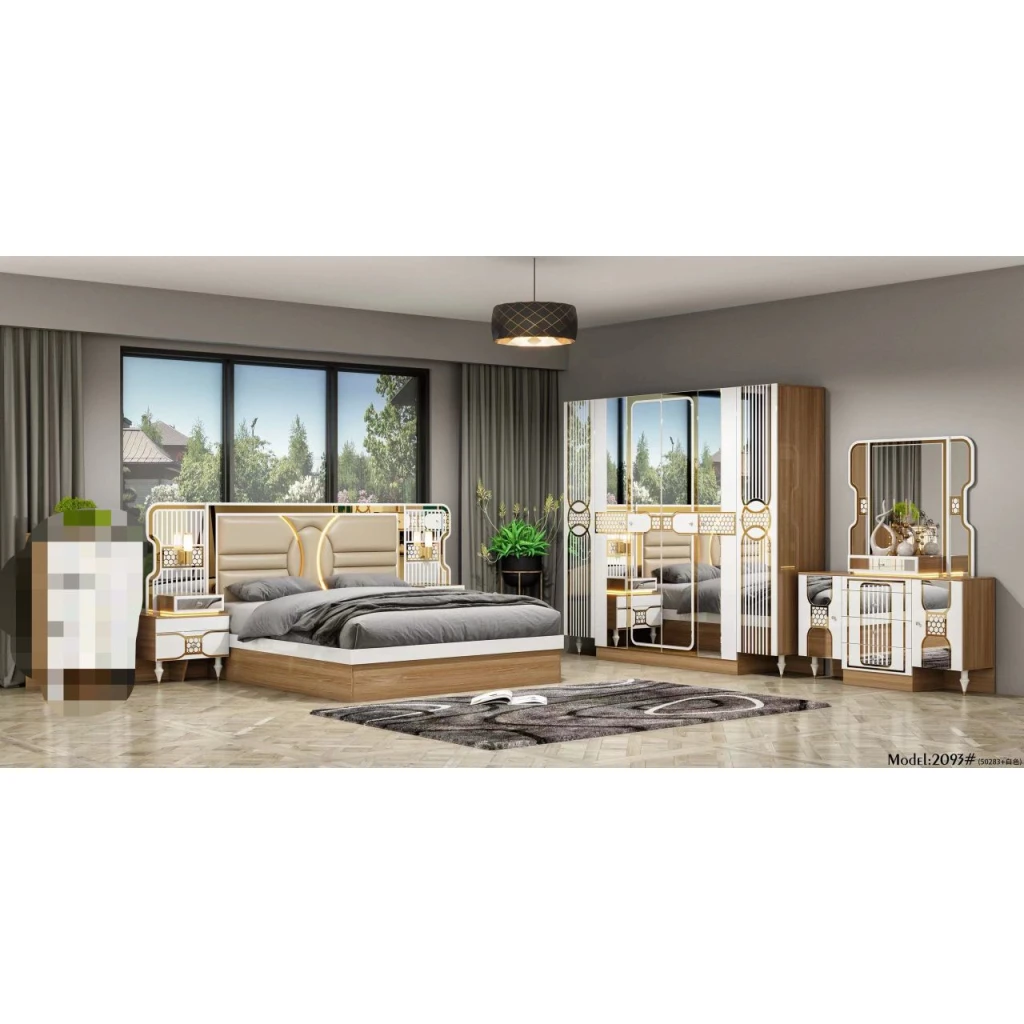 Ensemble Chambre à Coucher de Luxe - Modèle 2093#