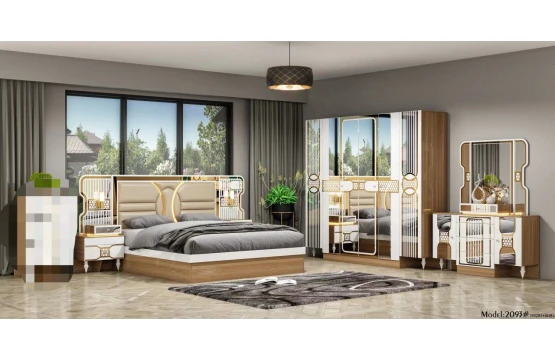 Ensemble Chambre à Coucher de Luxe - Modèle 2093#
