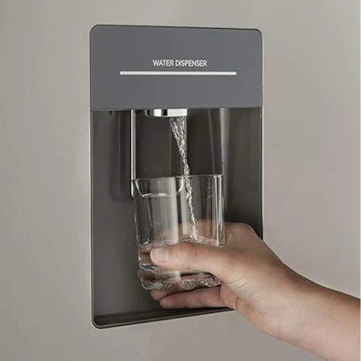Réfrigérateur Haier Combine 4 Tiroirs Avec Fontaine Silver – Image 3