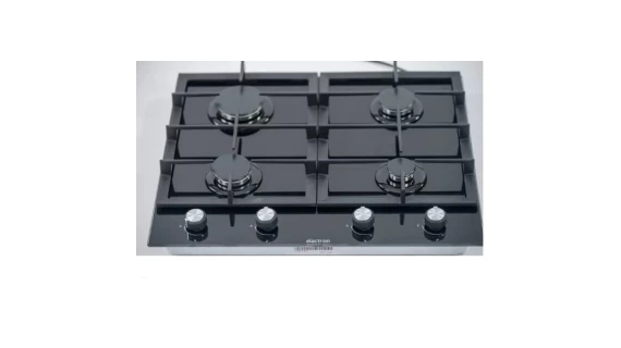 Plaque Elactron Encastrable 4 Feux 60X60 A Gaz Mirroir