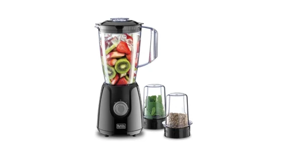 Mixeur Blender avec 2 Molins Broyeurs 1,5L 400W Black & Decker