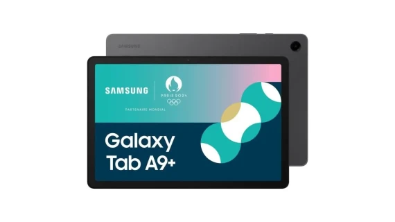 Tablette Samsung Galaxy Tab A9+ 4G de 11 pouces avec écran LCD et design élégant