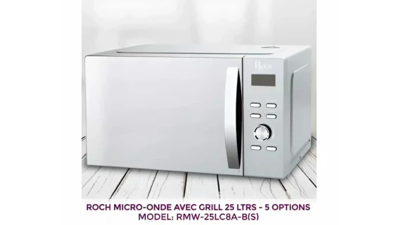 Micro-onde Roch 25 Litres Silver Avec Grille – Image 2