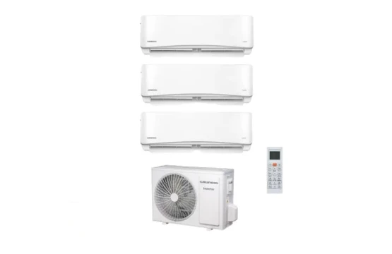 Split Multi Grunding Triple EVAP (02 EVAP 9000BTU + EVAP 12000BTU ) 3000BTU