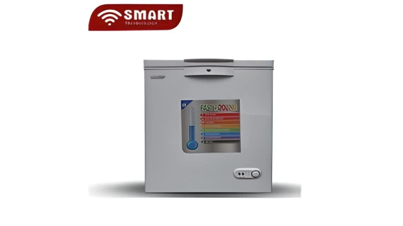 Congélateur Smart Technology Horizontal 230 litres Brut Avec Vitre Silver STCC-230