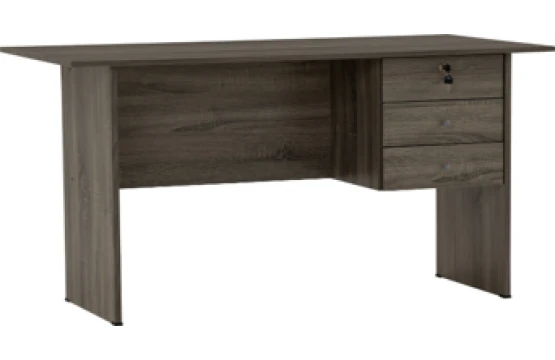 Table de bureau - Écritoire à 4 pieds -Bureau d'écriture -Table d'ordinateur - Table de travail ECO 4' FLETON OAK