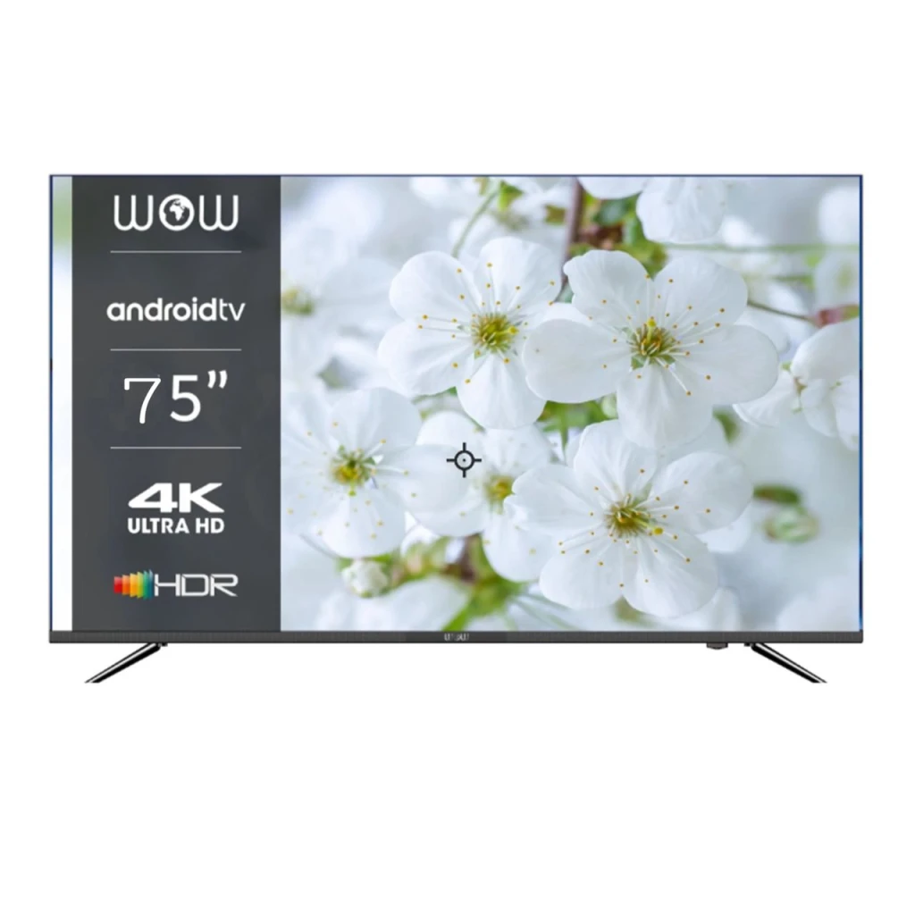 Téléviseur Wow 75" pouces SMART TV Android WA755U7200C3