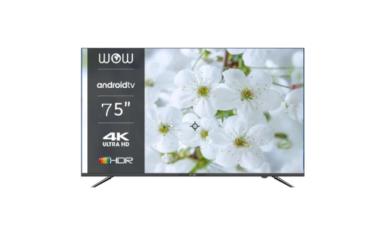 Téléviseur Wow 75" pouces SMART TV Android WA755U7200C3