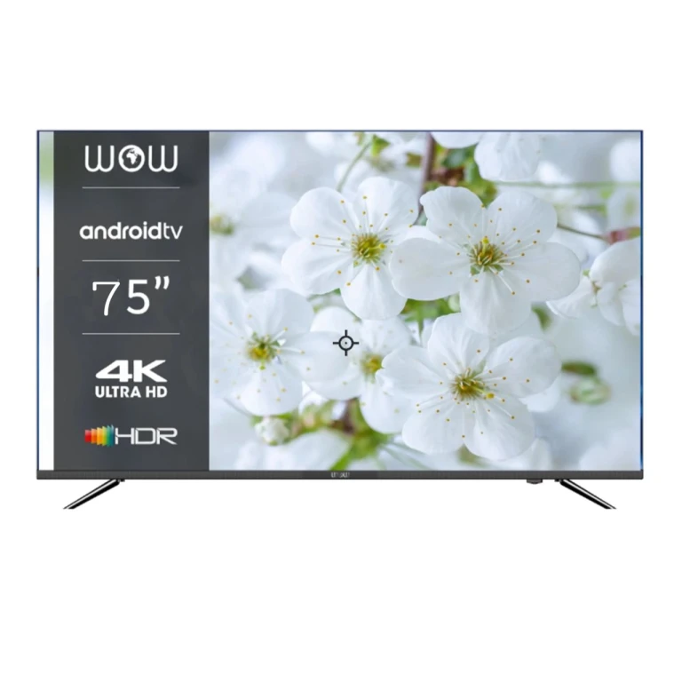 Téléviseur Wow 75" pouces SMART TV Android WA755U7200C3