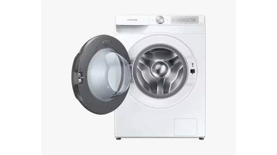 Machine à Laver Samsung 9kg Sechage 6KG Blanc wd90t634dbh