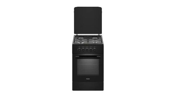 Cuisinière 4 feux Haier dimension 50x50 Noir 1040EGB