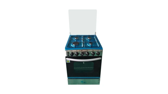 Cuisinière 4 feux CAC dimension 50x50 FULL OPTION Inox CAC50F