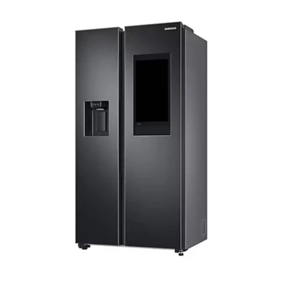 Refrigerateur Samsung Side BY Side  (614L) Brut  Family 2 Portes Avec Dist Glacon et Ecran Noir RS6HA8891B1 – Image 2