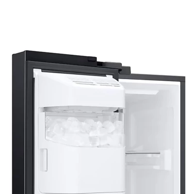 Refrigerateur Samsung Side BY Side  (614L) Brut  Family 2 Portes Avec Dist Glacon et Ecran Noir RS6HA8891B1 – Image 13