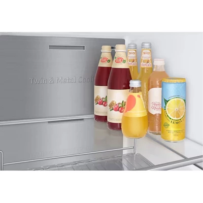 Refrigerateur Samsung Side BY Side  (614L) Brut  Family 2 Portes Avec Dist Glacon et Ecran Noir RS6HA8891B1 – Image 14
