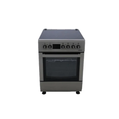 Cuisinière Astech dimension 60x60 4 Feux Pour Electrique + Plaques et Chaleur Tournente CK78PLFOEL