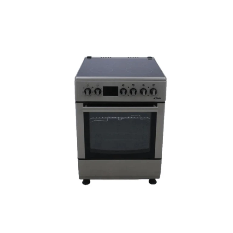 Cuisinière Astech dimension 60x60 4 Feux Pour Electrique + Plaques et Chaleur Tournente CK78PLFOEL