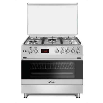 Cuisinière Astech dimension 90x60 5 Feux Full Option Ventilo + Ecran CK96MS
