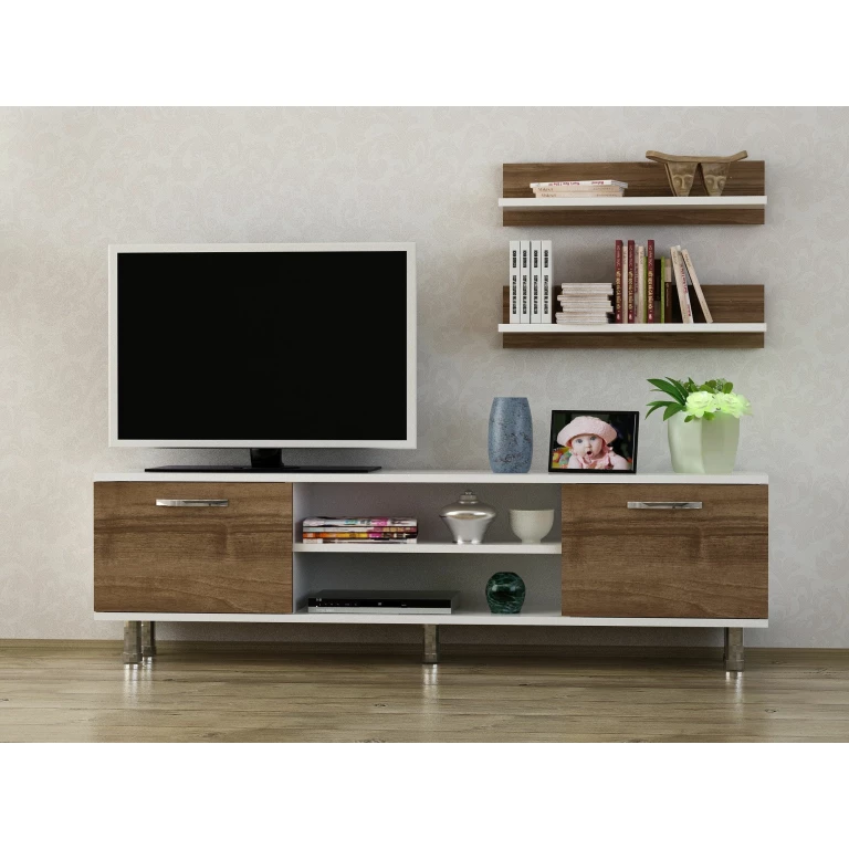 Meuble TV Drema T709 MARON BLANC