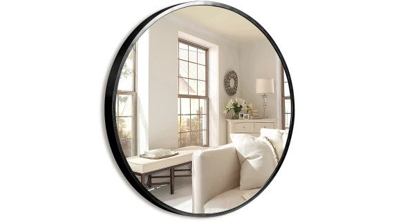 Miroir Cathi noir 60*60 cm M21 NOIR – Image 3