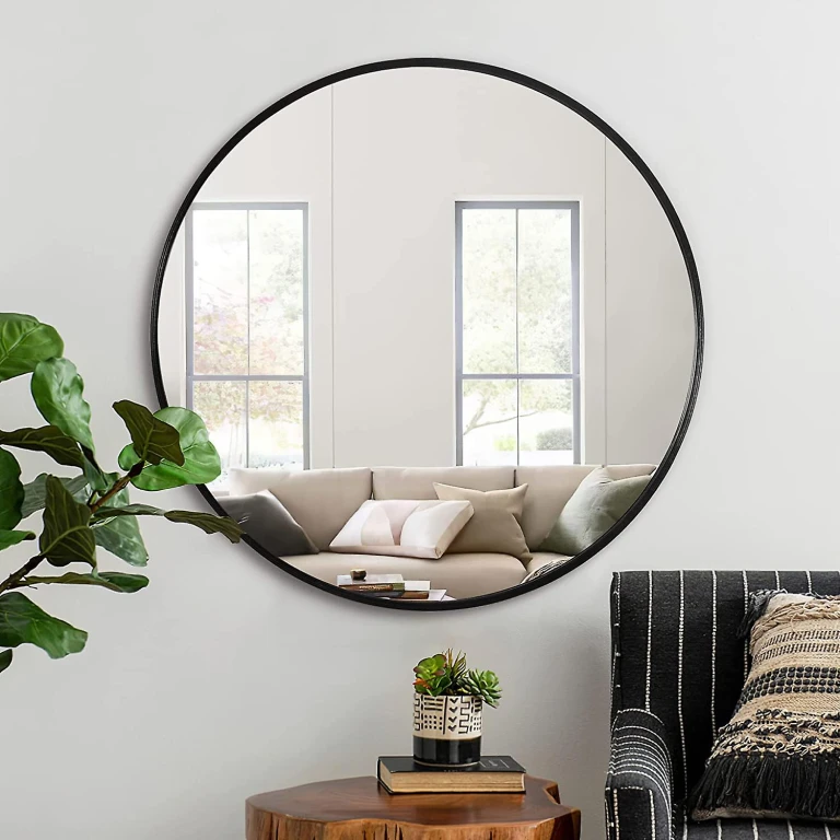 Miroir Cathi noir 60*60 cm