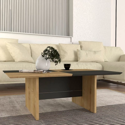 Table basse Venita en saphir - anthracite 90x60x33.8cm – Image 3
