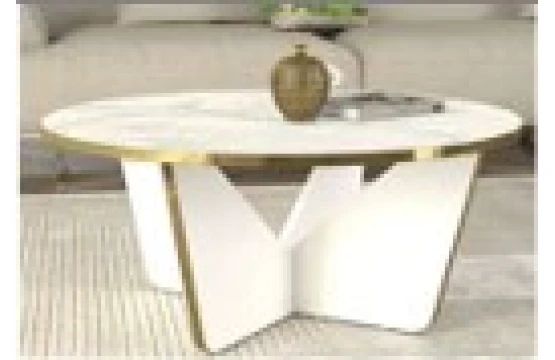 Table Basse en Marbe Blanc B100