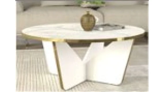 Table Basse en Marbe Blanc B100