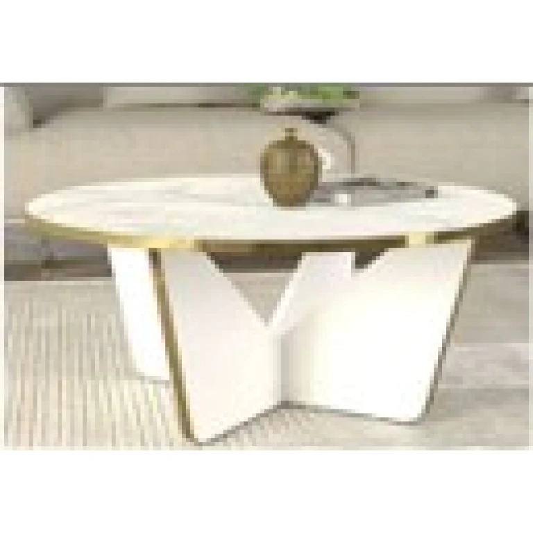 Table Basse en Marbe Blanc B100